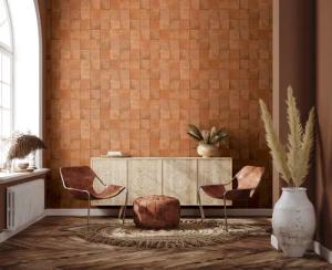 Marburg Fototapete "Tile", matt, moderne Tapete für Wohnzimmer Schlafzimmer Küche