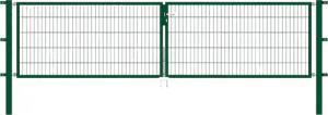 Alberts Zaundoppeltür "Flexo", 400 cm Breite, in versch. Höhen
