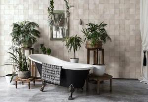 Marburg Fototapete "Tile", matt, moderne Tapete für Wohnzimmer Schlafzimmer Küche