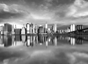 Papermoon Fototapete "New York Schwarz & Weiß"