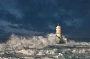 Papermoon Fototapete "Photo-Art NICOLA FRIARGIU, FARO DI MANGIABARCHE (CALASETTA-SARDEGNA)"
