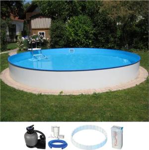 KWAD Rundpool "PALMA inkl. Dämmung Protector zum Teileinbau", (Set, 5 tlg.), 5-tlg., mit Foliensack 0,6mm