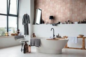 Marburg Fototapete "Tile", matt, moderne Tapete für Wohnzimmer Schlafzimmer Küche