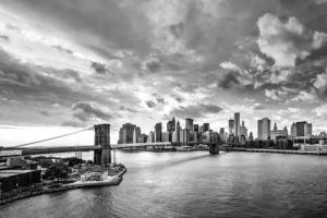 Papermoon Fototapete "New York Schwarz & Weiß"