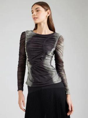 Copenhagen Muse Langarmbluse CORA (1-tlg) Drapiert/gerafft