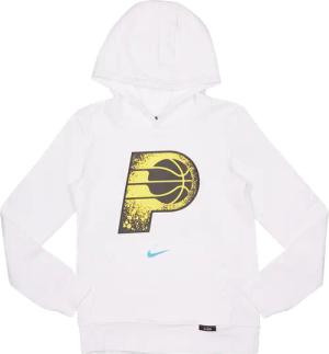Nike NBA Kleinkind Kapuzenpullover - Weiß - Größe 137 - 147 CM - Baumwoll-Fleece