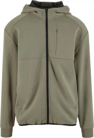 Urban Classics Fleecejacke - Scuba Zip Pocket Hoody - S bis XXL - für Männer - Größe S - grün