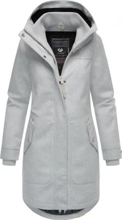 Ragwear Wintermantel "Jannisa Coat", Klassischer Damen Kurzmantel mit Kapuze