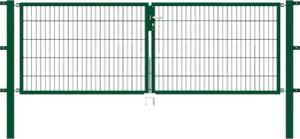 Alberts Zaundoppeltür "Flexo", 300 cm Breite (150cm + 150cm), in versch. Höhen