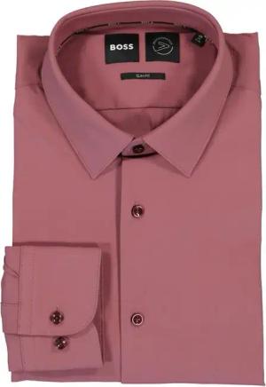 BOSS Black Herren Hemd violett Slim Fit
