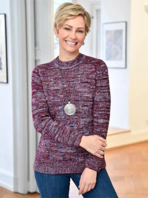 Stehkragenpullover