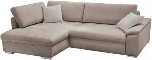 exxpo - sofa fashion Ecksofa Casa Grande inkl. Bettfunktion, Bettkasten und Rückenkissen, bequem, L-Form, guter Sitzkomfort, grioße Liegefläche