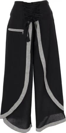 Guru-Shop Relaxhose Palazzohose, Boho Hosenrock, Orienthose,.. alternative Bekleidung