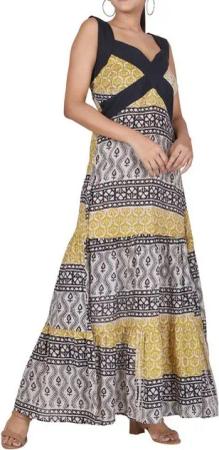Guru-Shop Midikleid Boho Sommerkleid, Maxikleid, Strandkleid -.. alternative Bekleidung