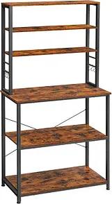VASAGLE Küchen-Organizer vintage-braun 80,0 x 40,0 x 167,0 cm