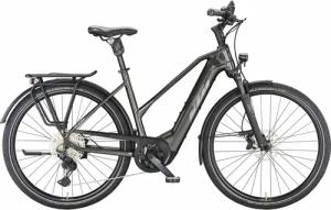 KTM MACINA STYLE XL (750 Wh), 11 Gang Kettenschaltung, Damenfahrrad, Trapez, Modell 2024, 28 Zoll 51 cm machine grey (silver+black)