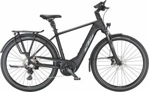KTM MACINA STYLE 730 (750 Wh), 10 Gang Kettenschaltung, Herrenfahrrad, Diamant, Modell 2024, 28 Zoll 56 cm black matt (grey+orange)