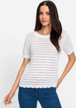 heine Strickpullover Kurzarmpullover