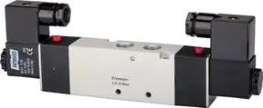 Riegler 5/3-Wegeventil elektropneum. Mitte entl., G 1/4, 24VDC 950l/min