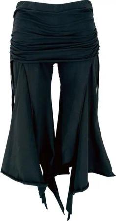 Guru-Shop Relaxhose Palazzohose, Hippie Schlaghose mit.. alternative Bekleidung