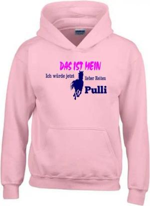 coole-fun-t-shirts Hoodie Das ist Mein ICH WÜRDE JETZT Lieber REITEN Pulli ! Hoodie
