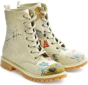 LaMarta damenstiefel-LOVE1960 (Beige), damen boots Schnürstiefel