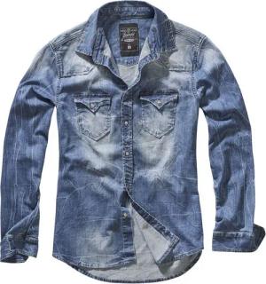 Brandit Outdoorhemd Brandit Hemd Riley Denim