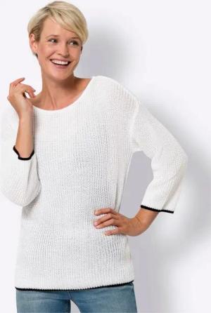 Sieh an! Strickpullover Langarm-Pullover