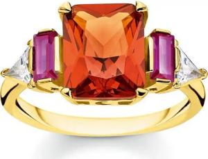 THOMAS SABO Fingerring Thomas Sabo Damenring, Glasstein