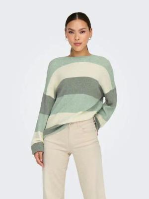 ONLY Strickpullover ONLATIA L/S STRIPE PULLOVER KNT NOOS