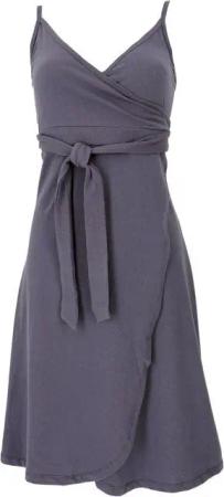 Guru-Shop Midikleid Minikleid aus Bio-Baumwolle, Wickelkleid,.. alternative Bekleidung