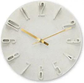 hama Wanduhr Korfu beige Weizenstroh, Ø 30,0 cm