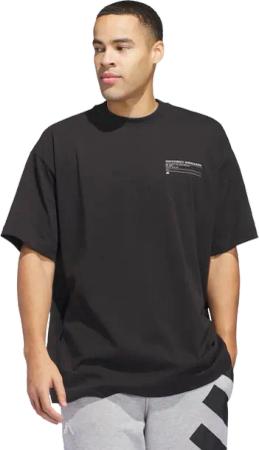 Adidas Anthony Edwards Herren T-Shirts - Schwarz - Größe: M - Baumwolle - Foot Locker