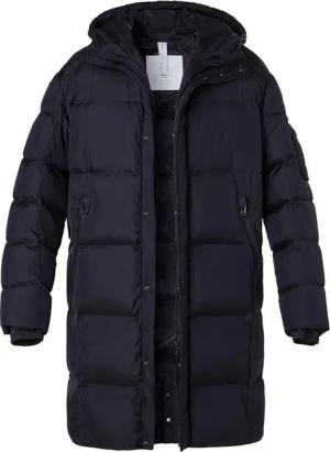 BOGNER Herren Daunenmantel blau unifarben