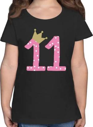 Shirtracer T-Shirt Elf Krone Mädchen Elfter 11. Geburtstag