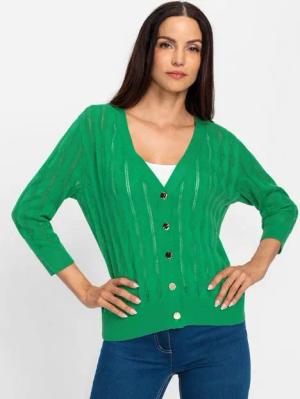 heine Strickjacke Ajourstrickjacke
