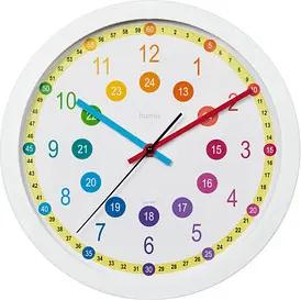 hama Wanduhr Sal mehrfarbig weiß Kunststoff, Ø 30,0 cm
