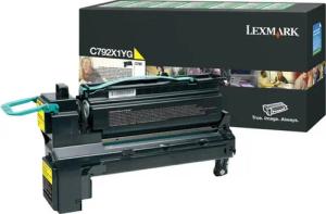Lexmark Tonerpatrone LEXMARK Besonders hohe Ergiebigkeit Gelb Tonerpatrone LCCP, LRP