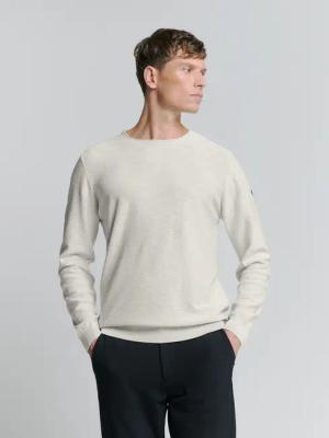 NO EXCESS Rundhalspullover "No Excess Pullover mit Rundhalsausschnitt"
