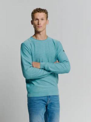 NO EXCESS Rundhalspullover "No Excess Pullover mit Rundhalsausschnitt"