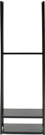 WESTMANN Kaminholzregal "Porthos", schwarz, BxTxH: 40x20x120cm