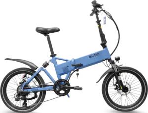 LLobe E-Bike "City III blau 36V / 10,4Ah", 3 Gang, Shimano, 7-Gang Shimano Kettenschaltung, Frontmotor 250 W, Pedelec, Elektrofahrrad für Damen u. Herren