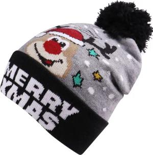 Capelli New York Strickmütze, mit fröhlichem Rentier-Motiv