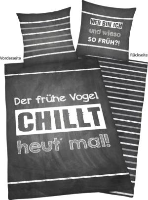 Herding Young Collection Wendebettwäsche "Sprüche", mit lustigem Spruch