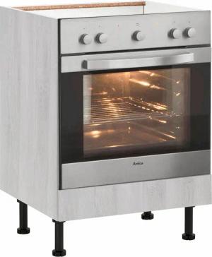 wiho Küchen Herdumbauschrank "Nisos", 60 cm breit, mit verstellbaren Füßen, ohne Arbeitsplatte