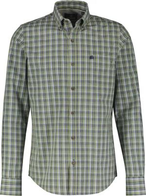 LERROS Karohemd "LERROS Kariertes Herrenhemd mit Button-down-Kragen"