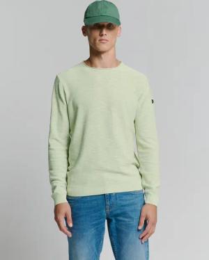 NO EXCESS Rundhalspullover "No Excess Pullover mit Rundhalsausschnitt"