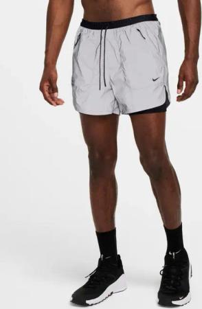 Nike M NK Dri-Fit ADV Run Division 4in 2n1 Short Herren (Hellgrau XXL Größe)