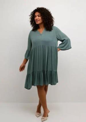 KAFFE Curve Blusenkleid Kleid KCmariana Große Größen