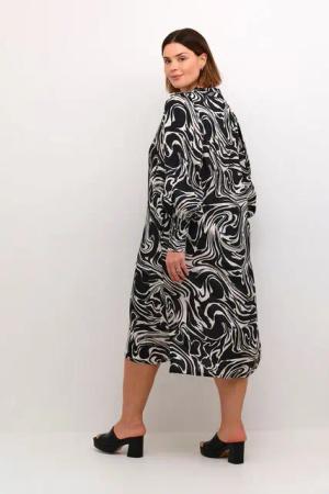 KAFFE Curve Blusenkleid Kleid KCdry Große Größen